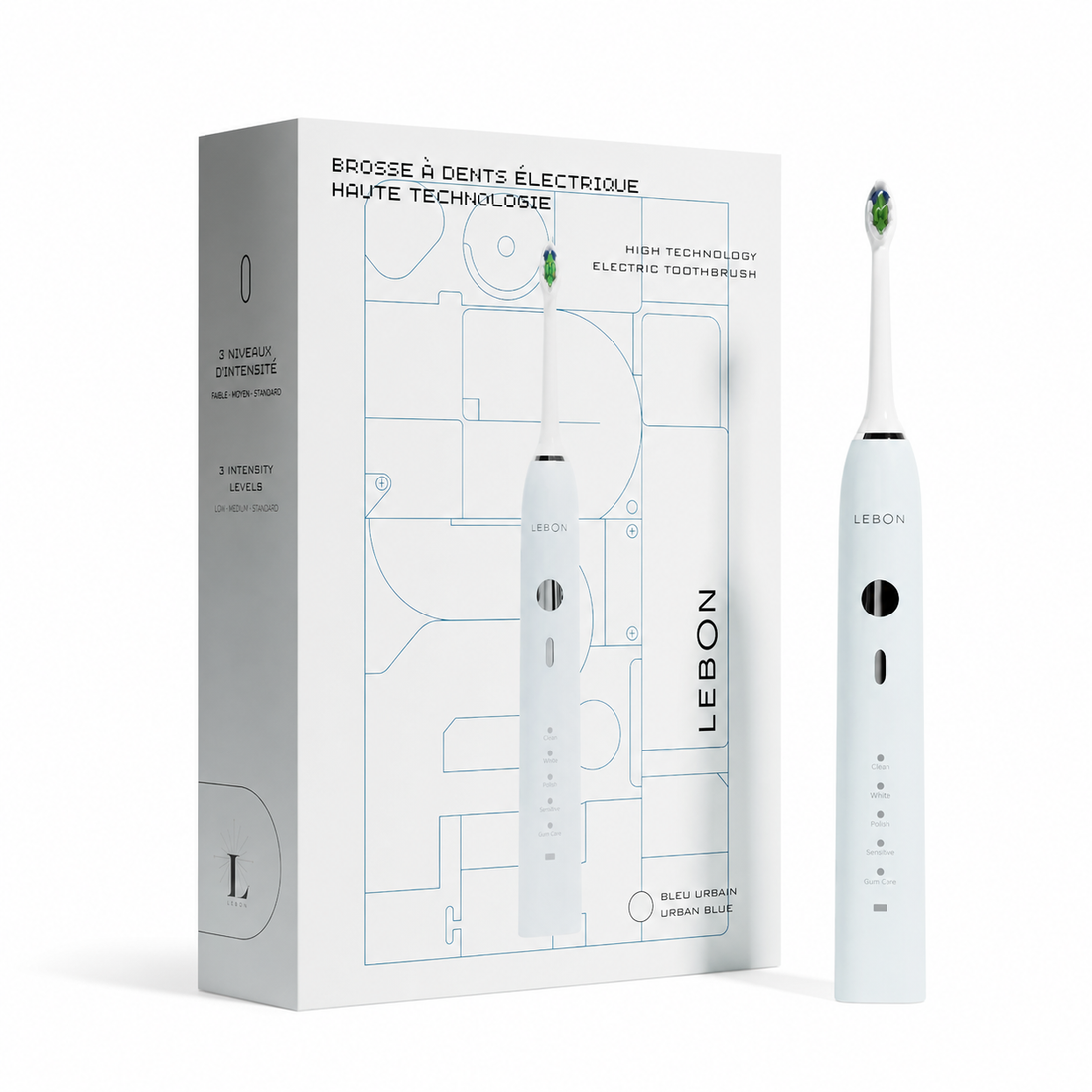LEBON Electric Toothbrush – Urban Blue