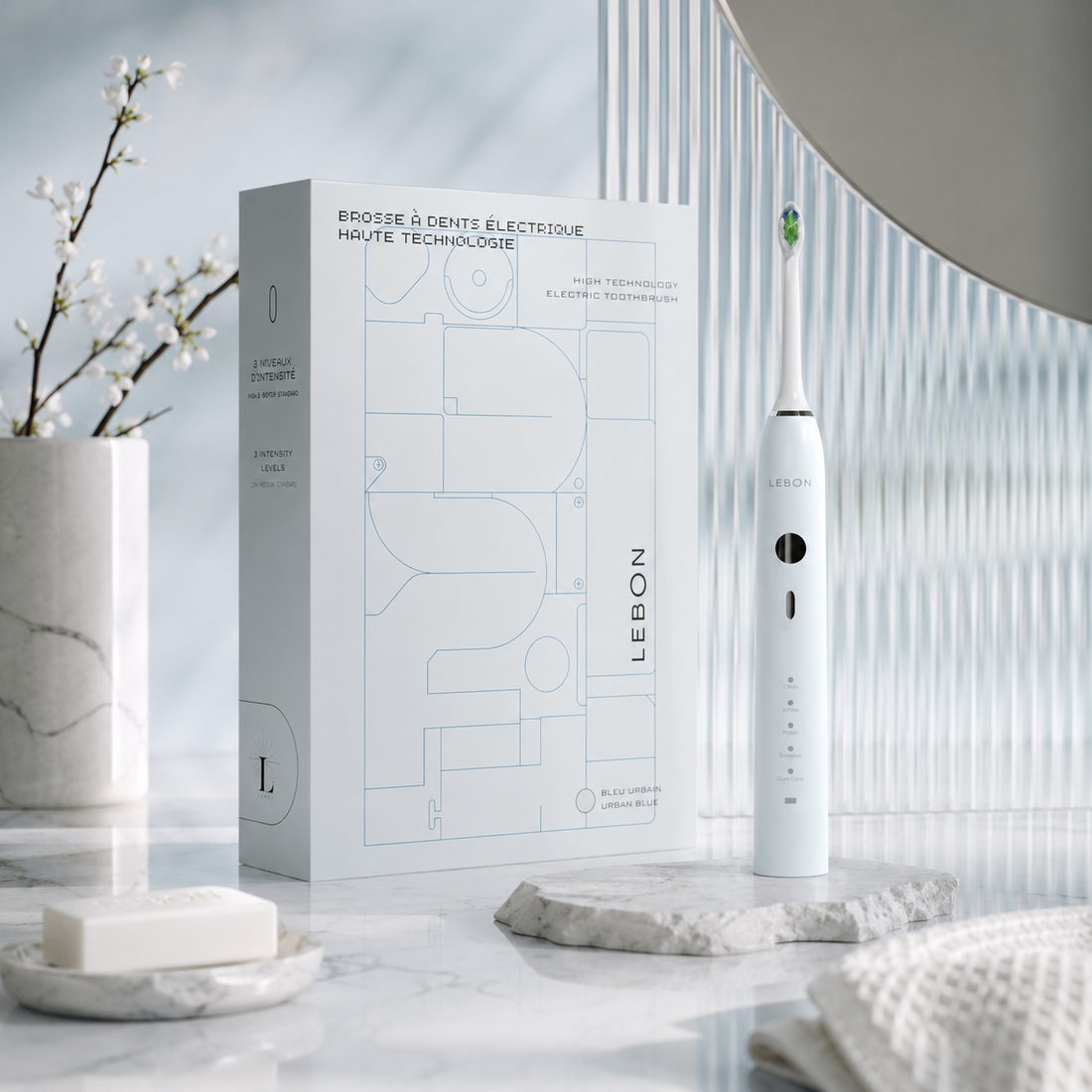 LEBON Electric Toothbrush – Urban Blue